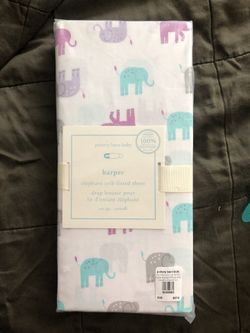 Pottery Barn crib sheet