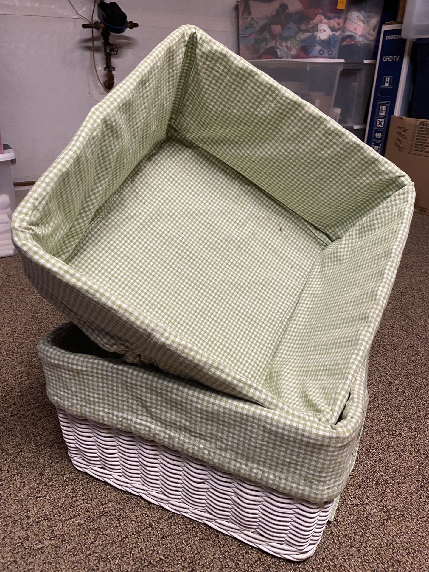 Wicker baskets - Pottery Barn