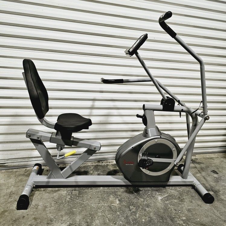 Sunny cross training magnetic recumbent online bike