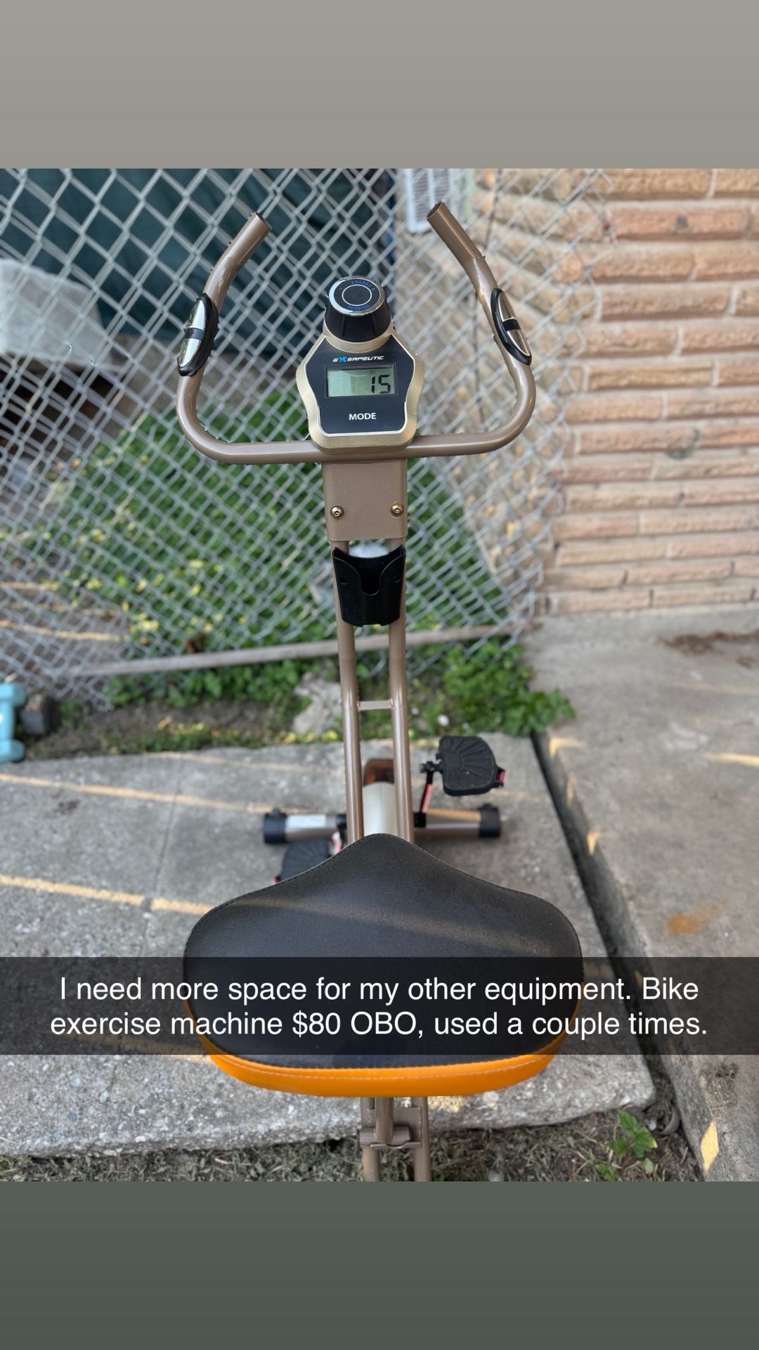 Bike Exercise Machine