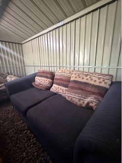 Blue couch