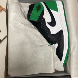 Jordan 1 Lucky Green Sz 10.5