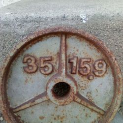 Pair Of Olympic Weights 35 Pounds