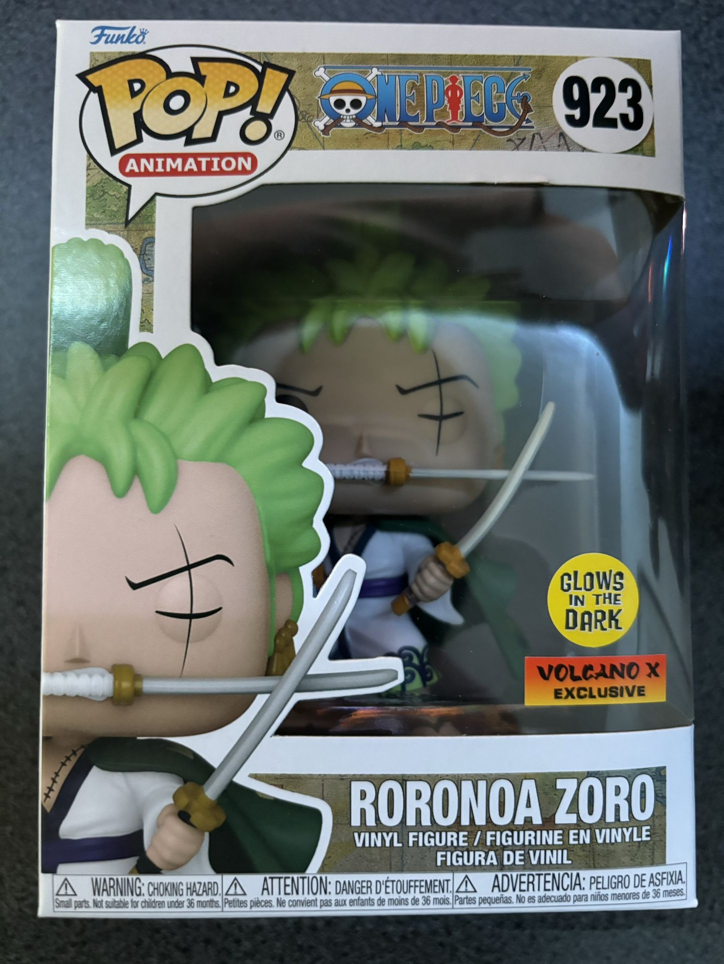 RORONOA ZORO (Glow In The Dark) - One Piece - Volcano X Exclusive- #923