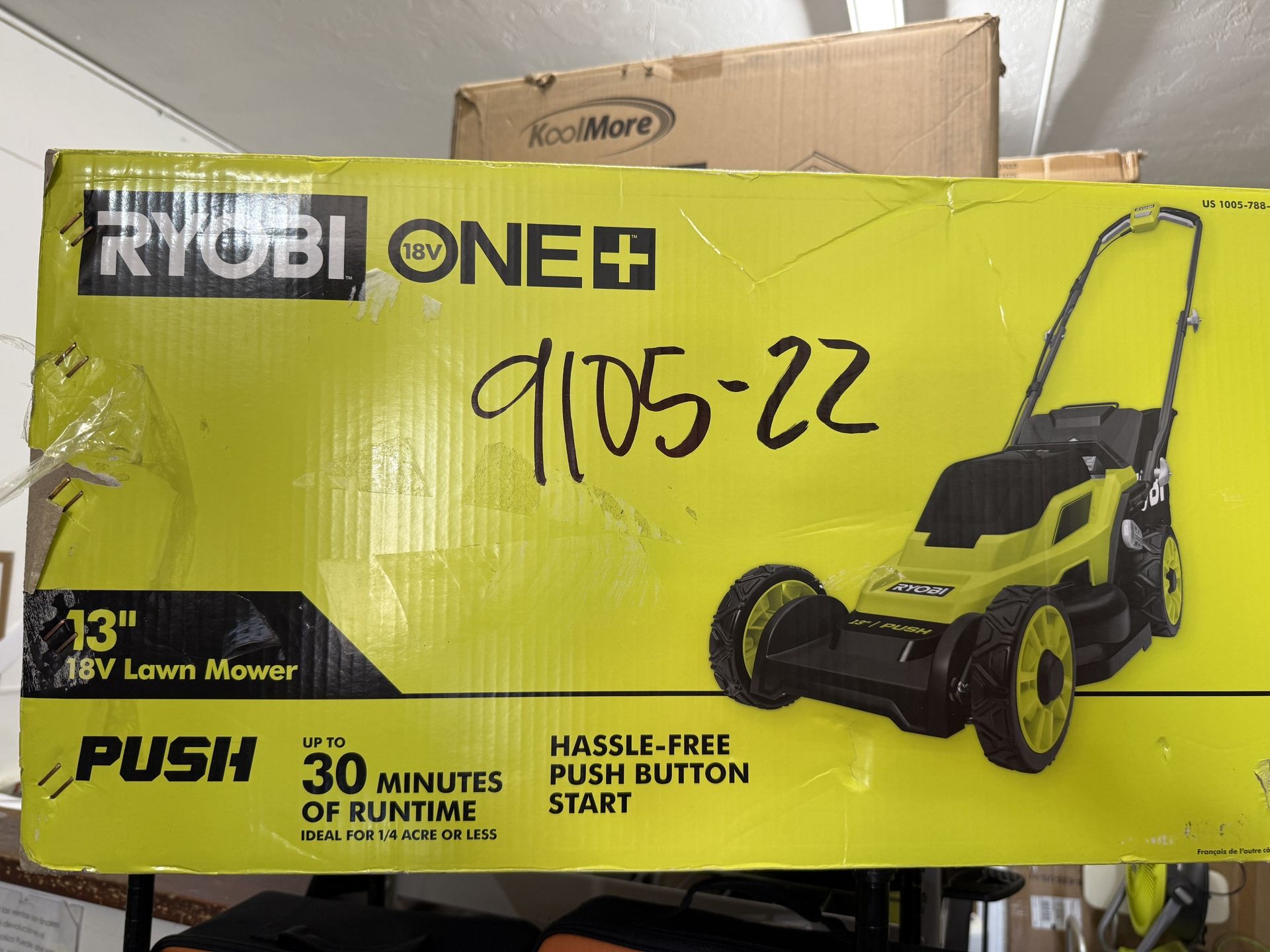 RYOBI ONE+ 18V 13 in. Cordless Battery Walk Behind Push Lawn Mower (Tool Only)