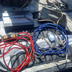 Car Audio Amps, Wires And Etc