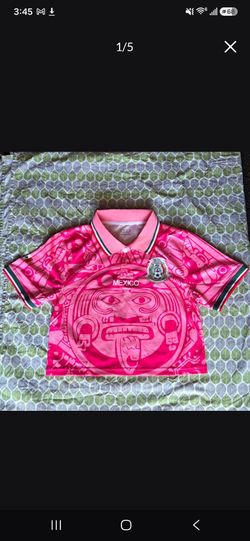 Mexico  Soccer Jersey Pink crop top