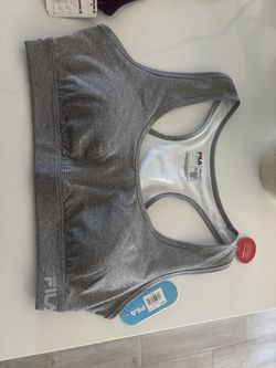 Fila Sport Core Essential Medium-Impact Sports Bra in gray Size Xl