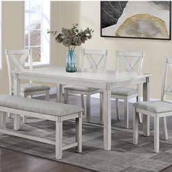 NEW DINING ROOM SET - BEDROOM FURNITURE SECTIONAL SOFA BED MATTRESS AND MORE 