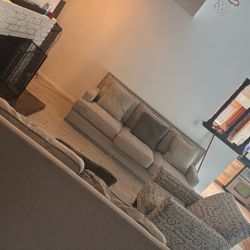 Beige Couch & Love Seat 