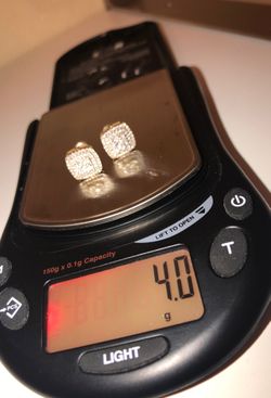 14k diamond earrings