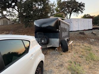 20 foot enclosed trailer/mobile shop with tool box/work bench