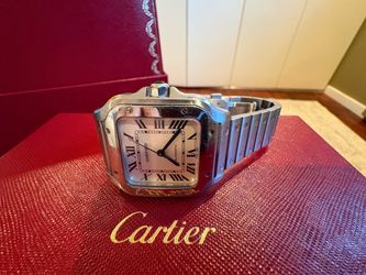 authentic Santos de Cartier 2023 |WSSA0029 | Original Box + Papers | Great condition!