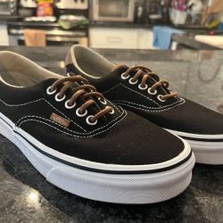 11. VANS Era 59 Black Brown Leather Trims 8.0 women 6.5 men $30