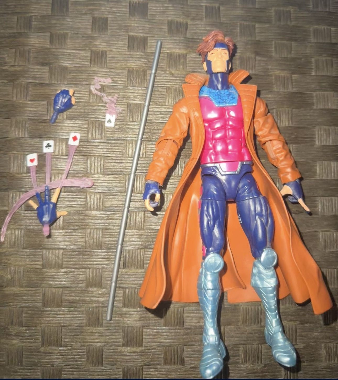 Retro Card Gambit Marvel Legends