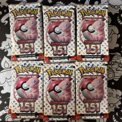 Pokemon 151 Booster Packs Sealed Lot X36