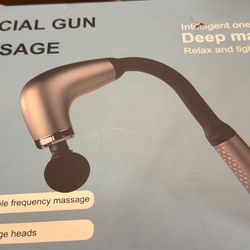 Facial Gun Massage, Intelligent One Click Start Deep Massage