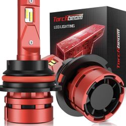 Torchbeam 2026 90 04 LED Bulb Bulbs, 74000LM, 6500K Cool White, 120,000 Hour Lifespan, 15X Brighter, High-Speed Cooling Fans, Plug and Play, Pack of 2