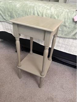 Wood Side Table/ Nightstand