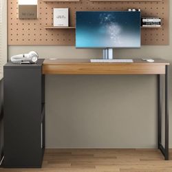 Black L Shaped Computer Desk Reversible