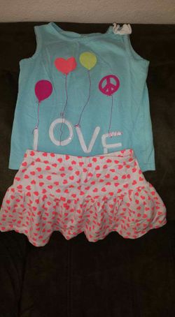 Girls 6-6x 2 piece outfit