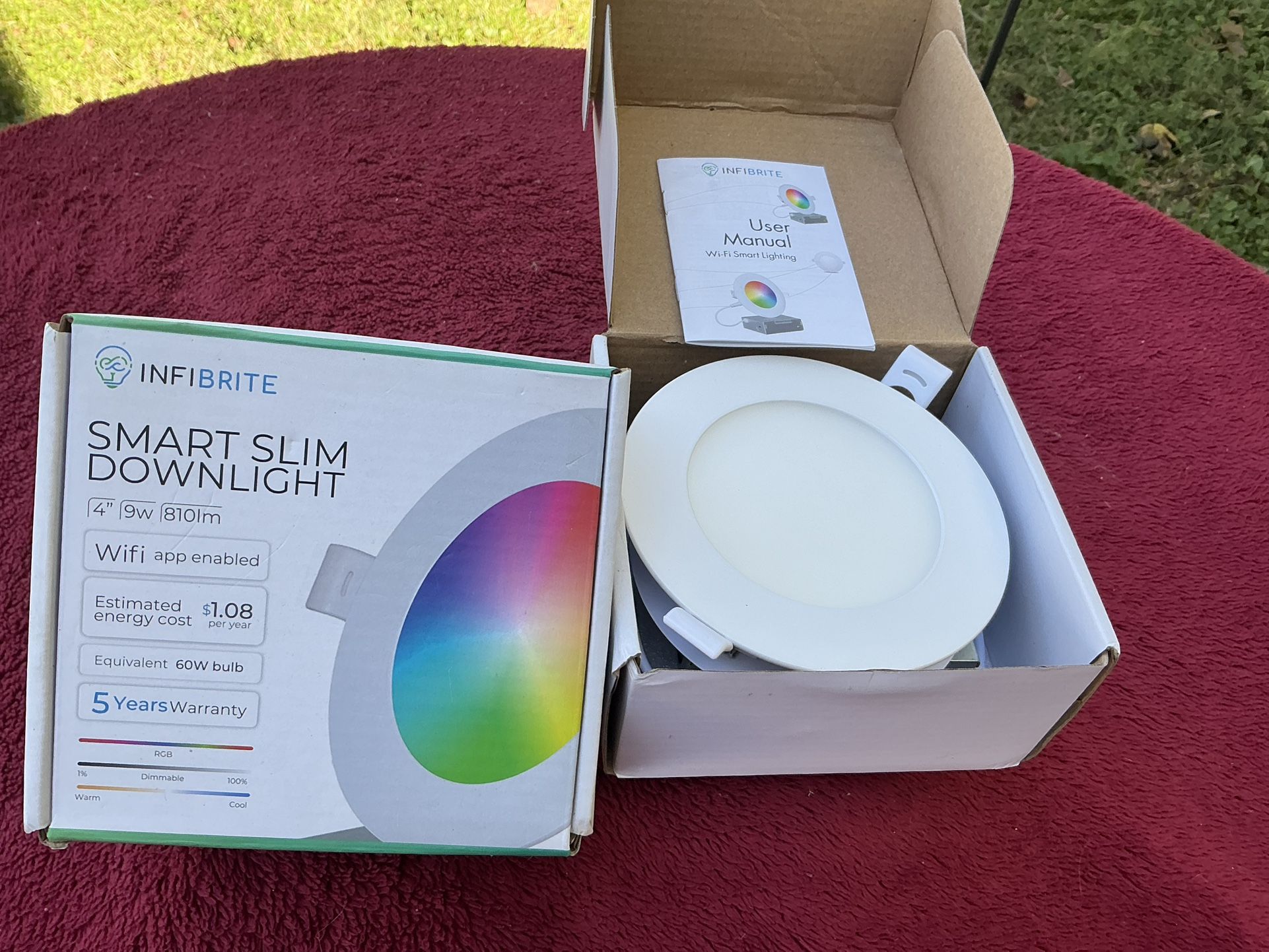 Infibrite Slim Smart Down light Recessed Lights ( set of two )