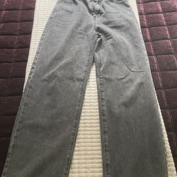 Black jeans wide leg