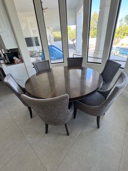 Dining room chairs (6)
