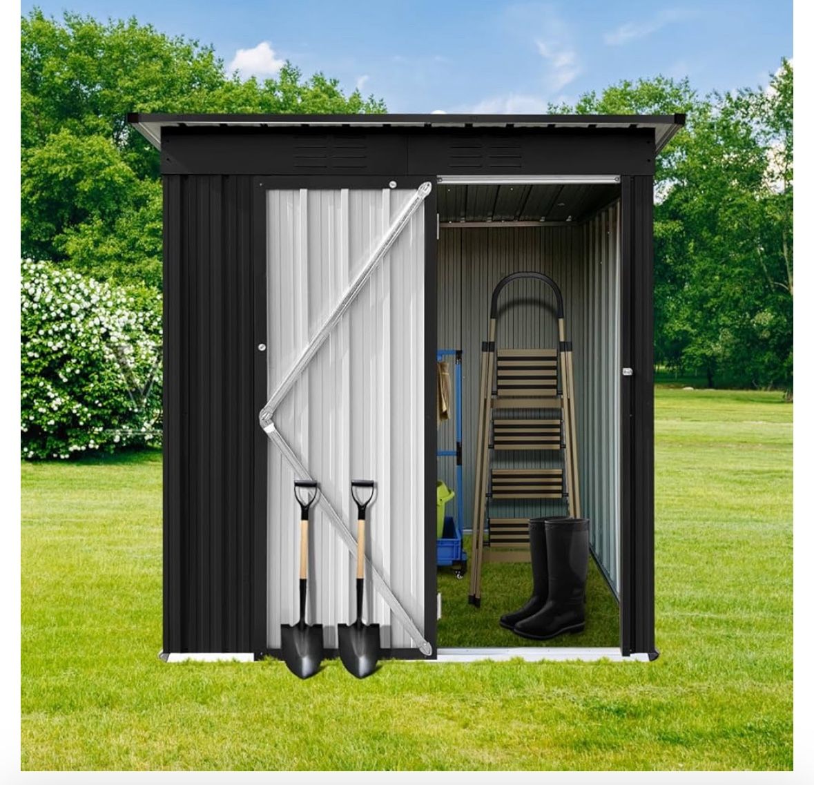 New Large 5 x 4 FT Outdoor Storage Shed