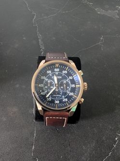 Citizen Watch - 45mm Avion leather