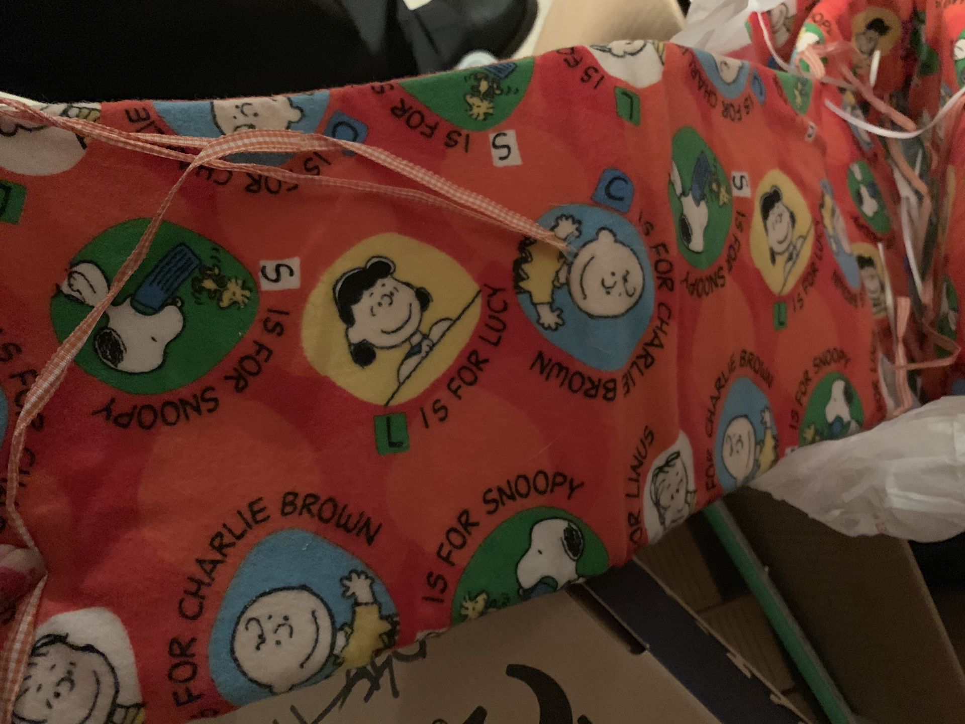 Charlie Brown baby crib bumpers or best offer