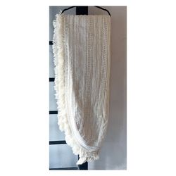 VTG Boho Woven Wool Blanket 