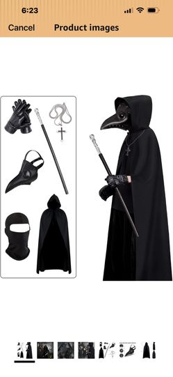 Plague Doctor Costume Halloween Party