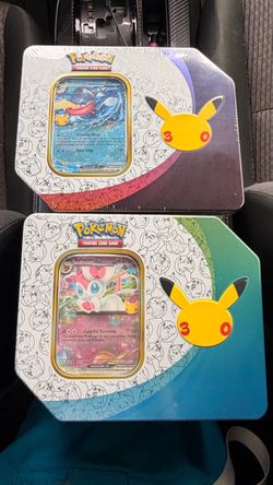 Pokemon 30th Anniversary tins