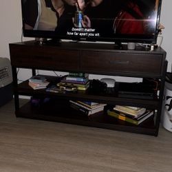 Dark Wood TV stand