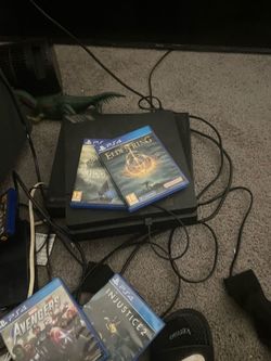 PS4 slim with games