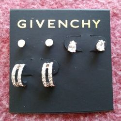 Givenchy
3-Pc. Set Crystal & Hoop Earrings