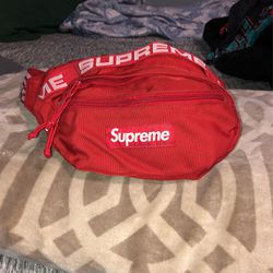RED SUPREME FANNY PACK $150 Lowest I’ll Do Is $140