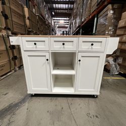 Brand New Kitchen Island With Wheels