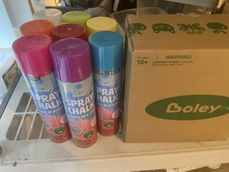 New Spray Chalk 16 Cans Total
