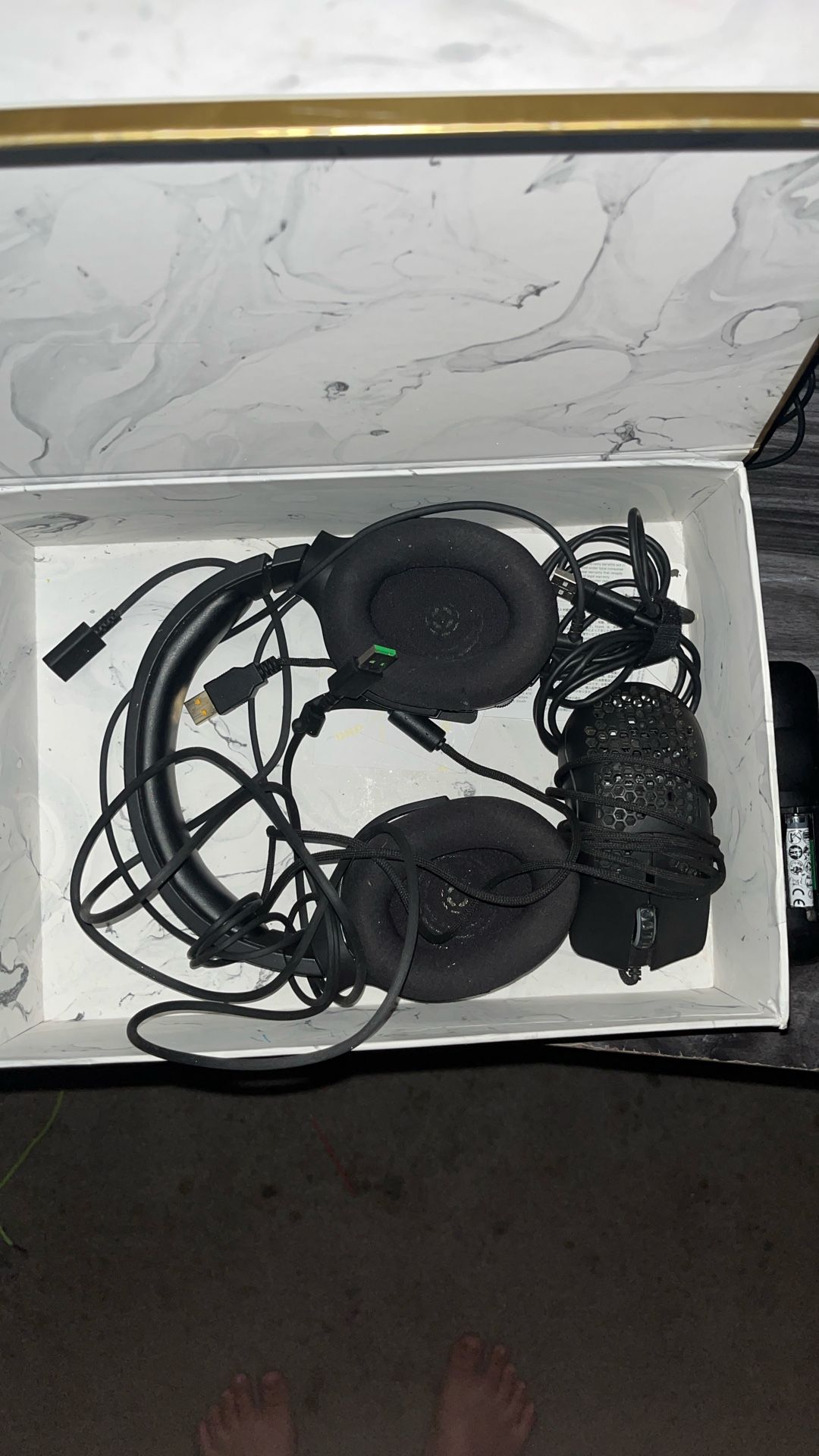 Keyboard And Mouse And Headset 
