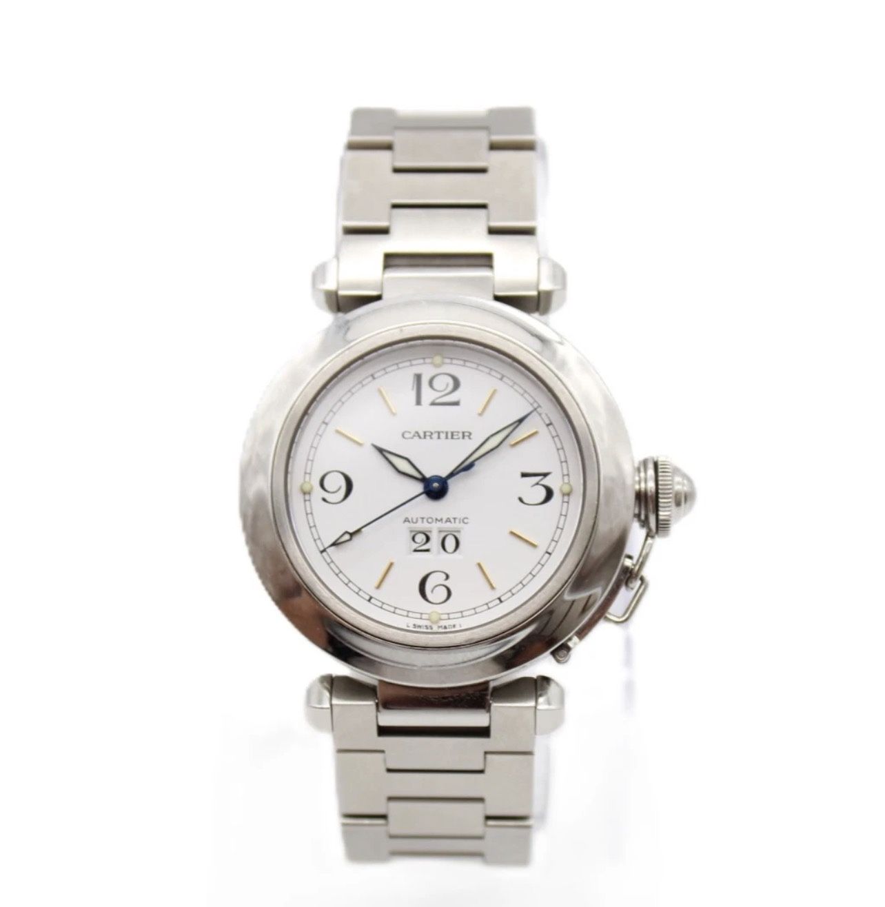 Cartier 2475 Pasha C Automatic Stainless Steel 35mm Watch