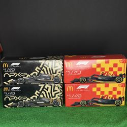 2025 F1 Formula 1 Movie Car & McDonald’s Livery Toy Car Set X2