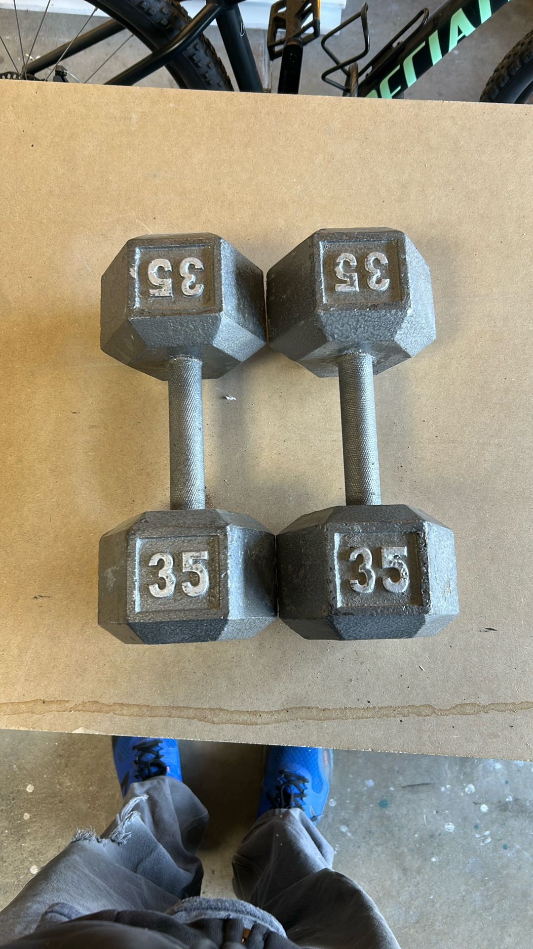 35 Lb Dumbbells