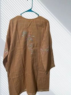 Shirt Trouser Cotton Embroidered