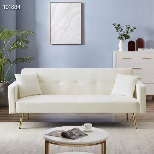 73inch Velvet sofa bed (brand new all in the box)