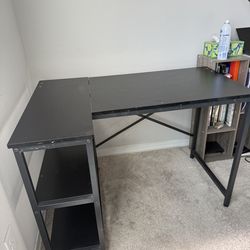 FREE Corner Desk with Shelves