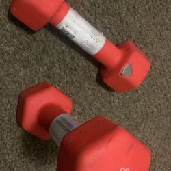 small Weights & Boxing Gloves
