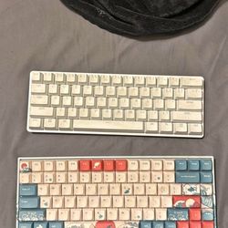 Akko 3068B Plus Mechanical Keyboard with the “Great Wave” theme 65% Keyboard