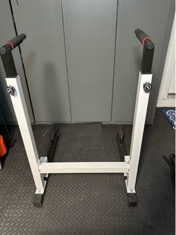Balance  from steel dip station (dip trises)